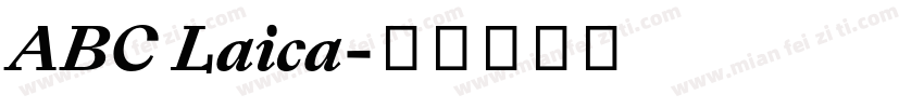 ABC Laica字体转换